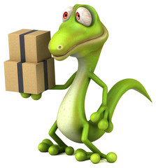 Fototapeta premium Fun lizard