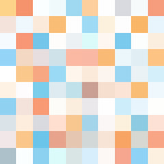 Geometric background with squares. Random colors