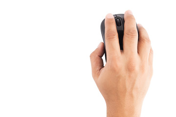 Computer Mous, and hand close up