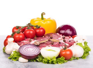 Fresh raw pork