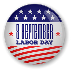 Labor Day USA design icon.