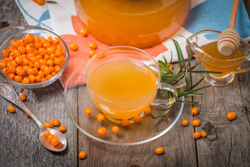 Tea with sea buckthorn