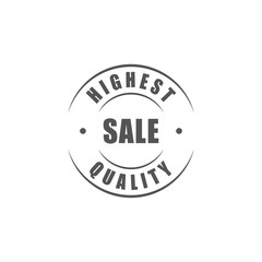 Highest quality sale round label