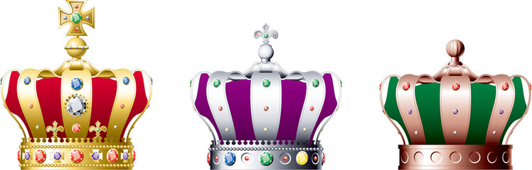 王冠 crown - obrazy, fototapety, plakaty