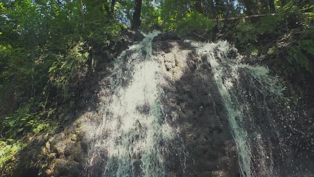 Waterfalls on the river dymchay in Turkey