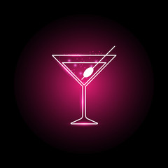 Vector illustration Martini glass