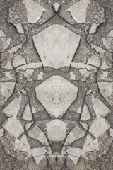 Cracked cement background