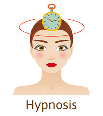 Alternative Medicine icon. Hypnosis. Vector illustration.