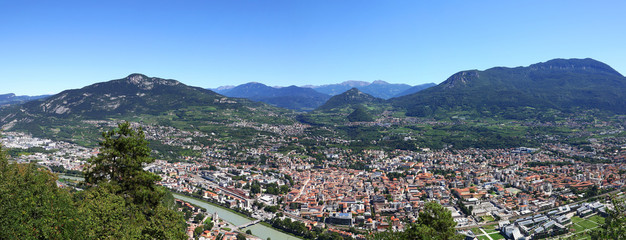 Trento Sardagna Panoramica - obrazy, fototapety, plakaty