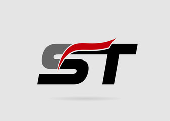 ST letters logo
