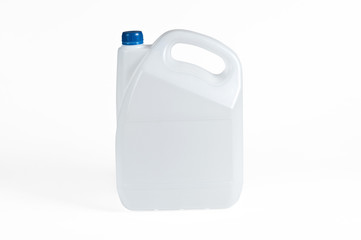 White plastic jerrycan