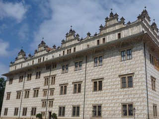 Fototapeta na wymiar litomysl historical chateau from outside