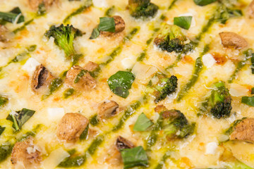 fresh vegetarian pizza