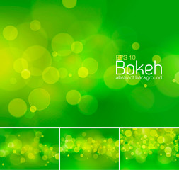 Bokeh and blur vector abstract background