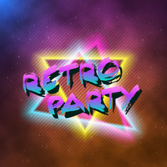 1980 Retro Party Neon Poster Retro Disco 80s Background made in 