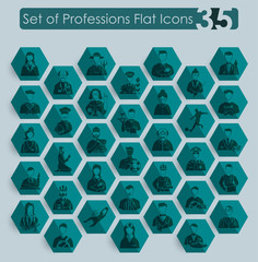 Set of professions icons