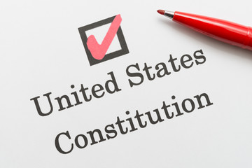 Fototapeta premium United States Constitution アメリカ合衆国憲法