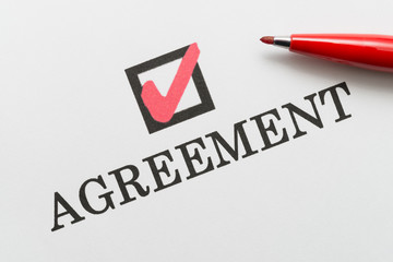 Fototapeta premium Agreement 合意