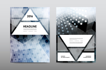 Fototapeta premium Brochure layout template flyer design vector, Magazine booklet cover abstract background