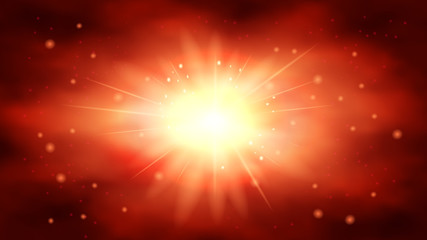 Fototapeta premium ciepły blask