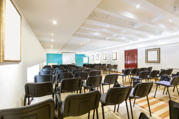 Interior of a modern conference room