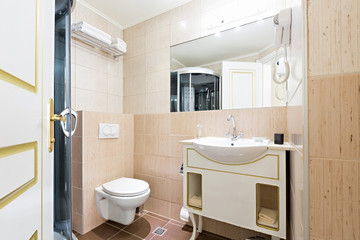 Interior of an elegant bathroom