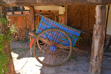 carro antiguo de madera