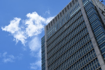 Fototapeta premium Office building close up