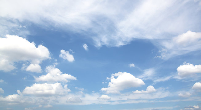Sky white clouds background