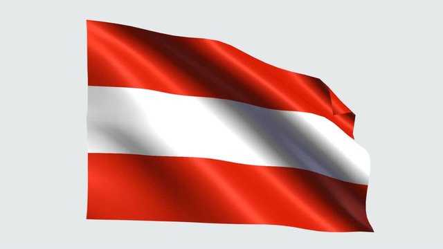 austria flag with alpha channel, transparent background