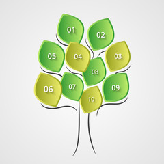 Vector business template for presentation.