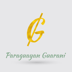 Obraz premium Golden Paraguayan Guarani Symbol