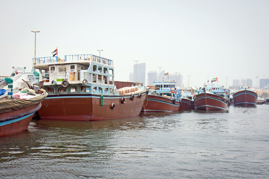 Traditional Dhow Barge Dubai, United Arab Emirates