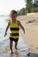 baby on the beach