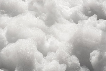 Close up detail of thick soapy foam - obrazy, fototapety, plakaty
