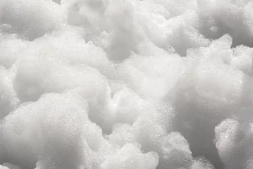 Foto op Plexiglas Close up detail of thick soapy foam © photology1971