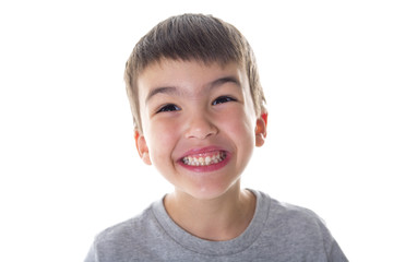 Adorable kid over with background