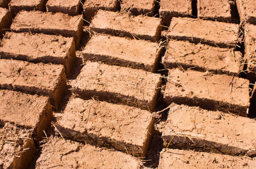 Bricks dried on the sun - 118894765