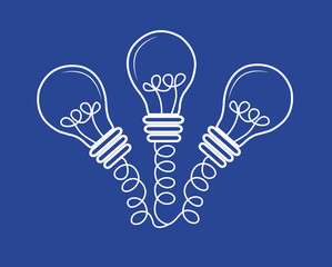 Multiple idea concept vector illustration