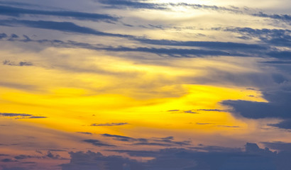 Fototapeta premium Colorful sunset