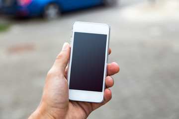 Smartphone in a hand