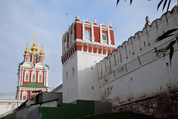 Novodevichy convent in Moscow. UNESCO World Heritage Site