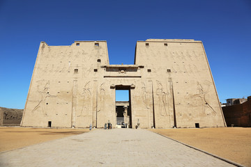 Temple of Edfu Egypt - obrazy, fototapety, plakaty