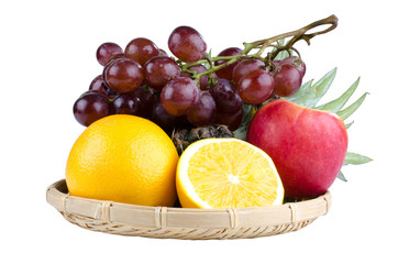 fresh fruit isolate photo on white background