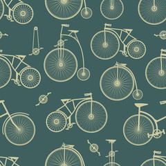 Stoffe mit Fahrrädern - OEKO-TEX Baumwolle