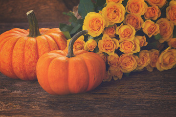 pumpkin on table