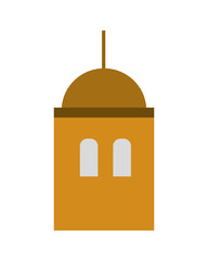 building antique old window arrow urban icon. Flat and isolated design. Vector illustration
