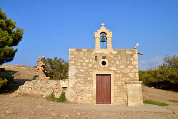 Fototapeta na wymiar Rethymno Fortezza fortress chapel