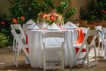 Objects: Table setting for a party