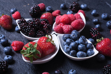 berries : raspberries , blueberries , blackberries , strawberrie